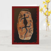 Carte GOANNA DREAMTIME (Fleur jaune)