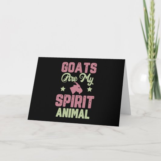 Carte Goat design (Devant)