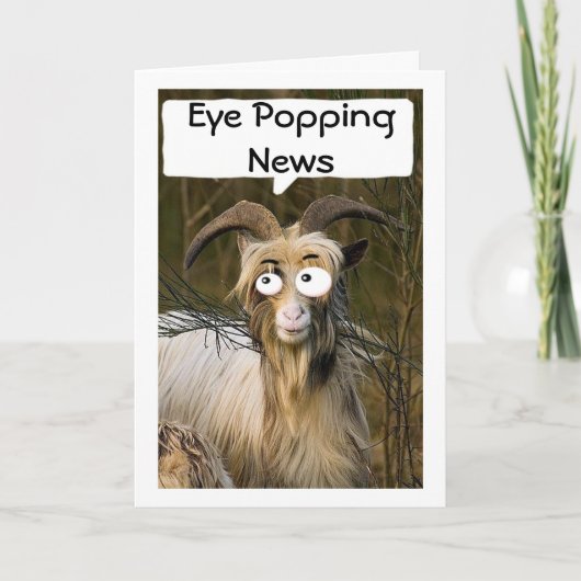 CARTE GOAT EYE POPPING NOUVELLES QUE "VOUS" TURNER "40" (Devant)