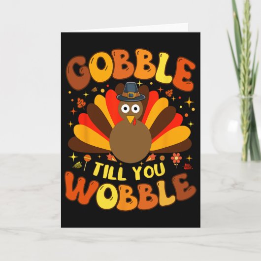 Carte Gobble Till You Wobble 1 (Devant)