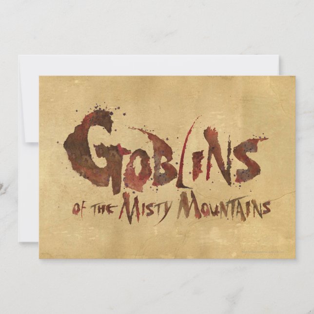 Carte Goblins des montagnes Misty (Devant)