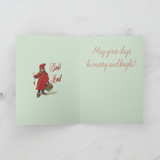 Carte God Jul Iduna and the Magic Apples Scandinavian Ho (Intérieur)