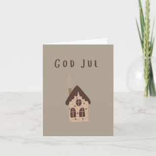 Carte God jul (julkort) Noël suédois