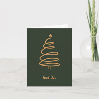 Carte God Jul, Noël norvégien