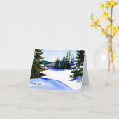 Carte God Jul, Noël suédois (Fleur jaune)