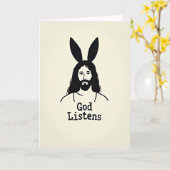 Carte God Listens Thoughtful Card (Fleur jaune)