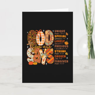 Carte God Says You Are Fall Vibes Autumn Religious Chris