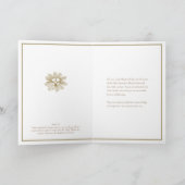 Carte Godchild Baptême Christening Godparents Floral (Intérieur)