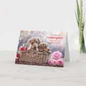 Carte Goddaughter Happy Valentines Day Cute (Devant)