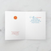 Carte Godgirl Confirmation Dove sur Rouge (Intérieur)