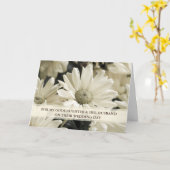 Carte Godgirl et son mari Félicitations (Fleur jaune)