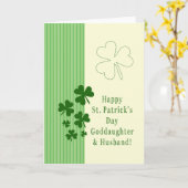 Carte Godgirl & Mari Bonne St. Patrick's Day (Fleur jaune)