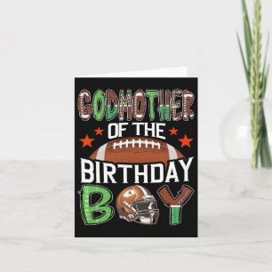 Carte Godmère De L'Anniversaire Jeu Jeu Jour Football