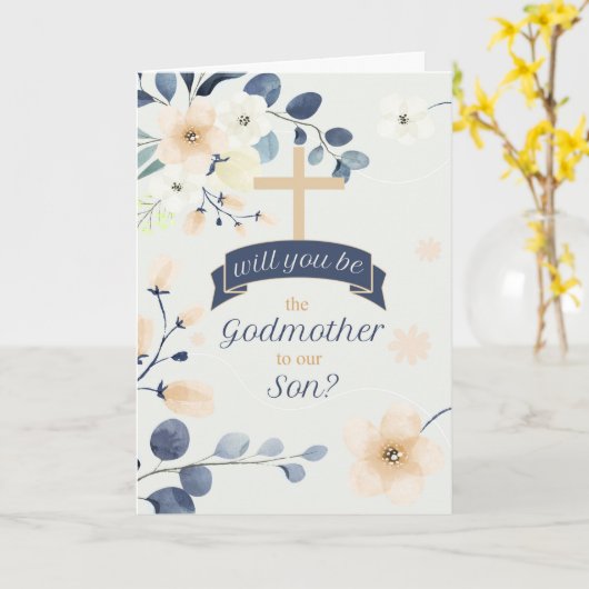 Carte Godmère Demande Son Bleu et Fleur Jaune (Fleur jaune)