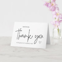 Godmère Merci cadeau pour être mon parrain