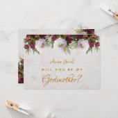 Carte Godmère Proposition Bourgogne Peonies Marbre Flora (Devant/Arrière en situation)