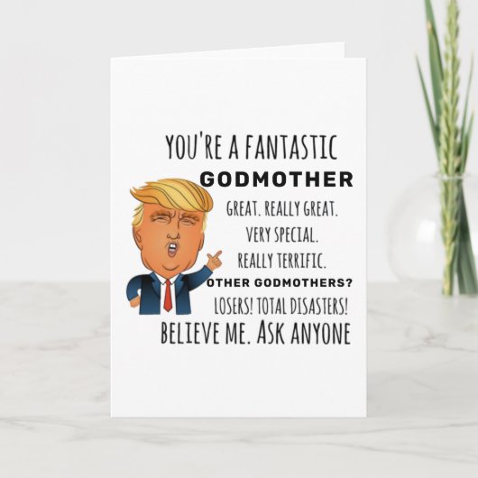 Carte Godmother Meilleur cadeau (Devant)