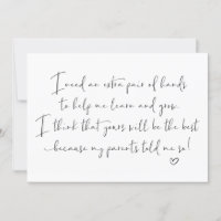 Godparents Demander à Godmère mignonne