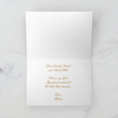 Carte Godparents Proposition Orchidées roses sur marbre (Intérieur)