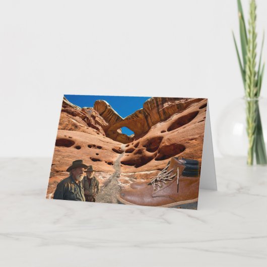 Carte Gods Boots found in desert. (Devant)