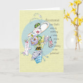 Carte God's Venin Vanity Card (Fleur jaune)