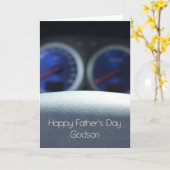 Carte Godson Happy Fête des pères (Fleur jaune)