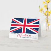 Carte Godson rend hommage à Union Jack (Fleur jaune)