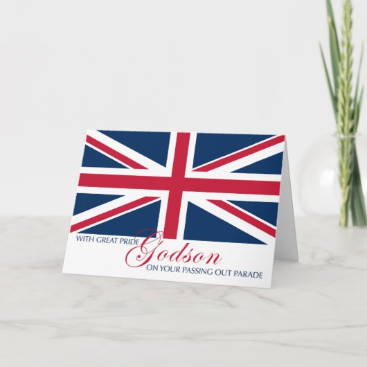 Carte Godson rend hommage à Union Jack (Devant)