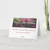 Carte Godward et The Tease (Dos)