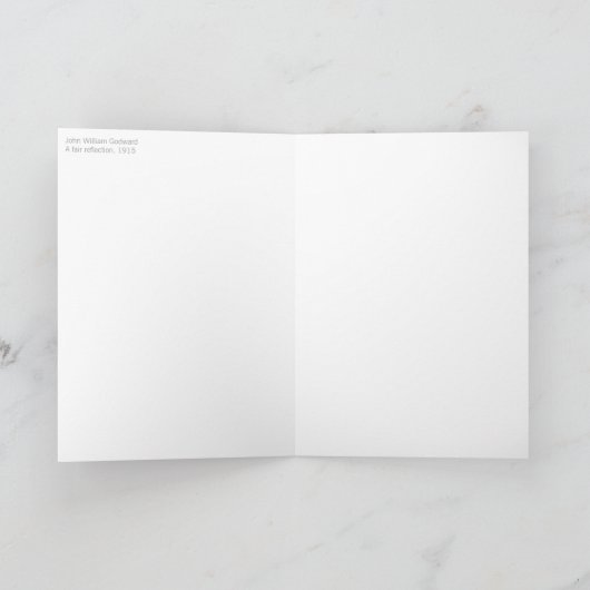 Carte Godward Un reflet équitable CC0630 Art Greeting Ca (Intérieur)