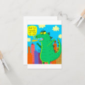 Carte Godzilla Questions vie (Devant/Arrière en situation)