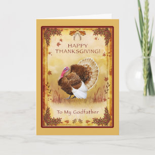 Carte Gofather Bon thanksgiving Turquie