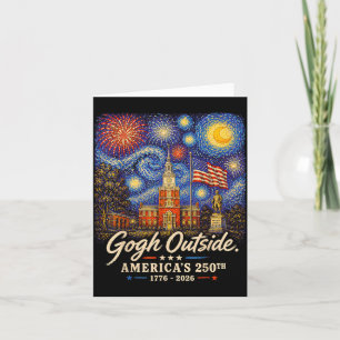 Carte Gogh extérieur 250e anniversaire 1776 2026 Peindre