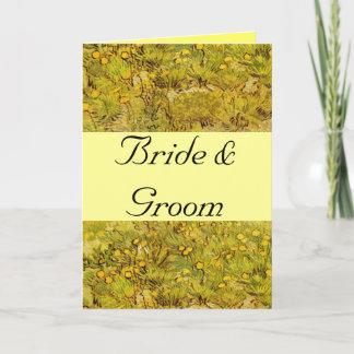 Carte Gogh Fleurs Jaunes Mariage Fantaisiste Personnalis