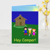 Carte Going Away (Fleur jaune)