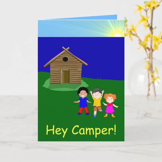 Carte Going Away (Fleur jaune)