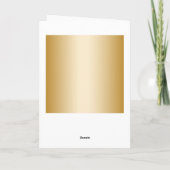 Carte Gold 70th Anniversaire Célébration Monde meilleur  (Dos)