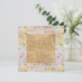 Carte Gold Aqua Parties scintillant Dream Purple Sirène (Debout devant)