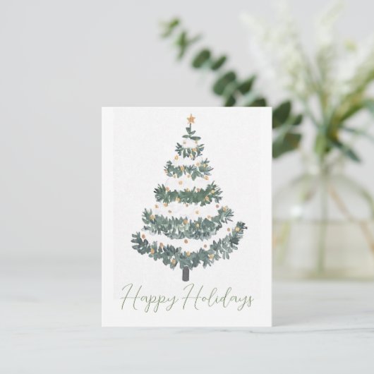Carte Gold Christmas Tree (Debout devant)