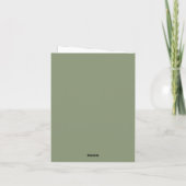 Carte Gold Custom Image Winter Frame (Dos)
