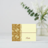Carte Gold Damask Place - Mariage (Debout devant)