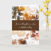 Carte Gold Floral Fille de belle-mère (Fleur jaune)