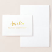 Carte Gold Foil |  (Affichage)