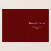 Carte Gold Foil Believe Christmas Tree (Intérieur)