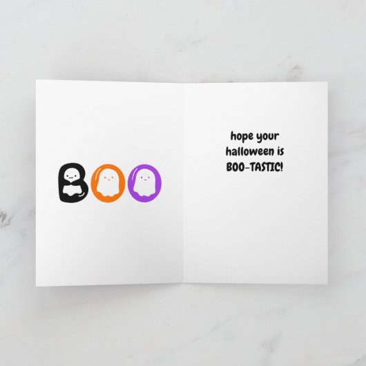 Carte Gold Happy Halloween (Intérieur)