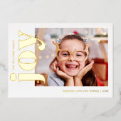 Carte Gold Joy Holiday (Recto)