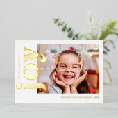 Carte Gold Joy Holiday (Debout devant)