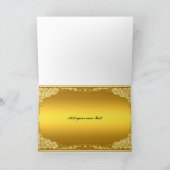 Carte Gold "Joyeux anniversaire" (Intérieur)