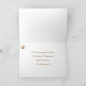 Carte Gold Merry Christmas (Intérieur)