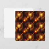 Carte Gold Modern Boho Elegant Abstract Art Pattern #501 (Devant / Derrière)